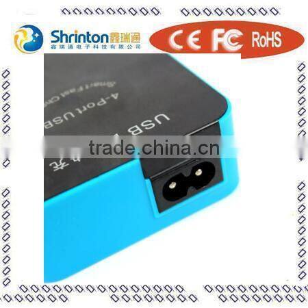 newest for 2015 5V 5A usb with Logo light adapter for android tablet home adapter