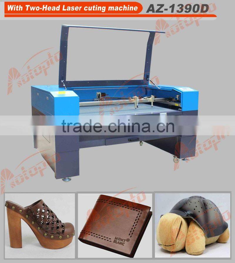 AZ1290 Good Chinese made dual heads laser cutting machine