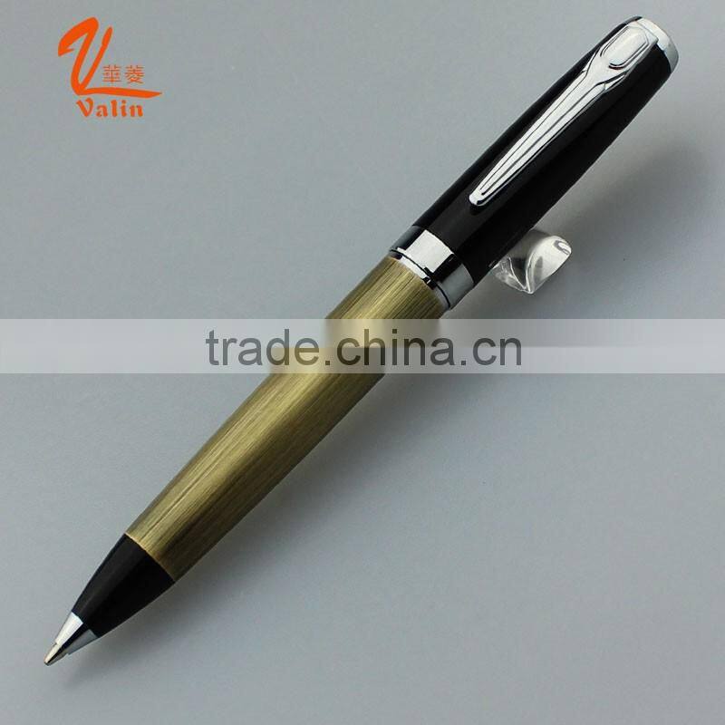 Europe popular designed bulk and heavy wooden ball pen