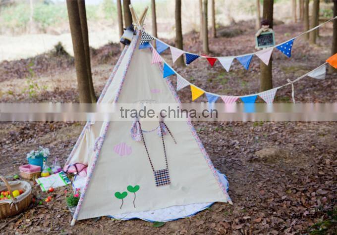 Play fabric kids teepee tent kids pop up teepee tent