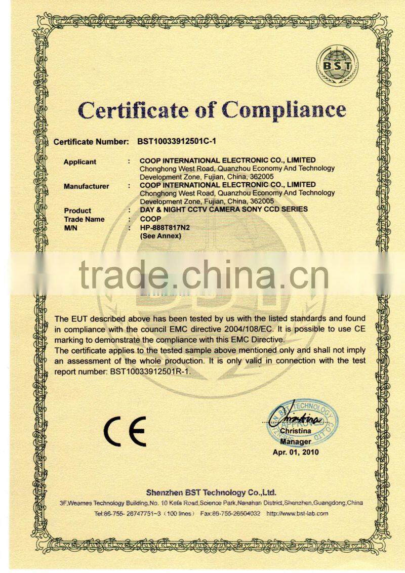 New HD TVI/AHD/CVI 1080P Technology CMOS Sensor 2MP Fixed Lens 3.6mm HD TVI Outdoor Camera 1080P