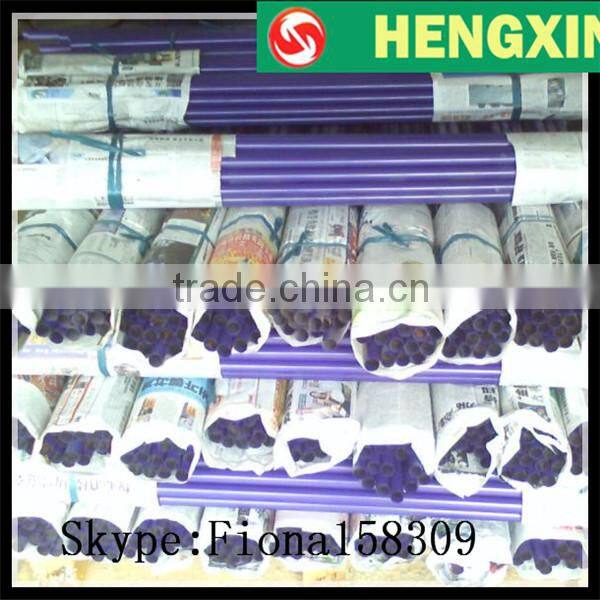 plastic coated metal broom handle with italian screw