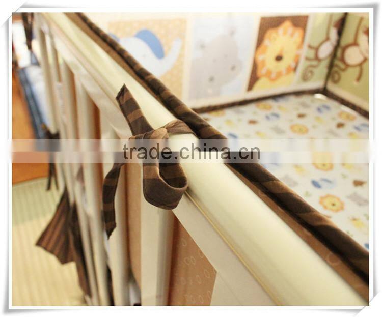 2015 new design applique 100% cotton custom bedding set