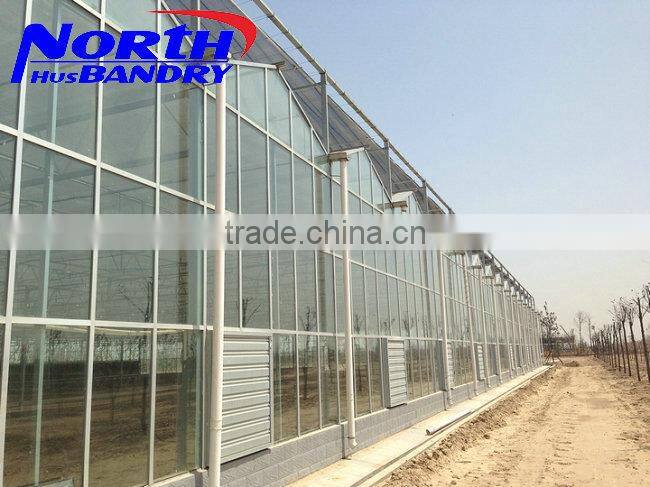 multi span poly film greenhouse from manufacturer