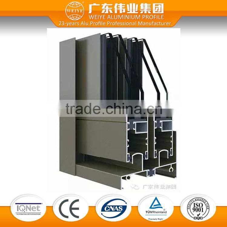 Top quality 24 years experience aluminum heat insulation aluminum sliding windows Type and sliding door Type aluminum frame