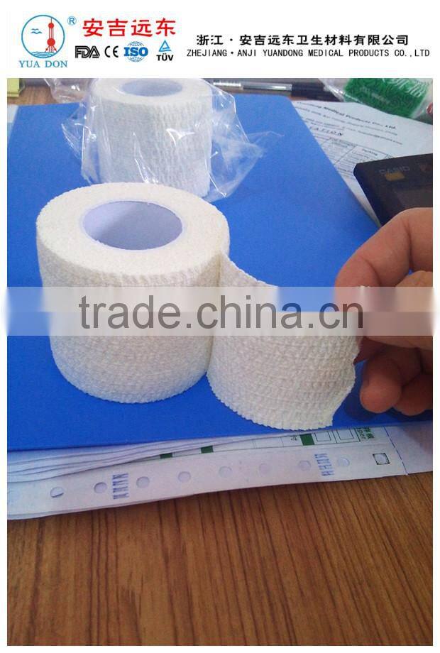 YD200146 Cohesive elastic bandage with CE, ISO, FDA