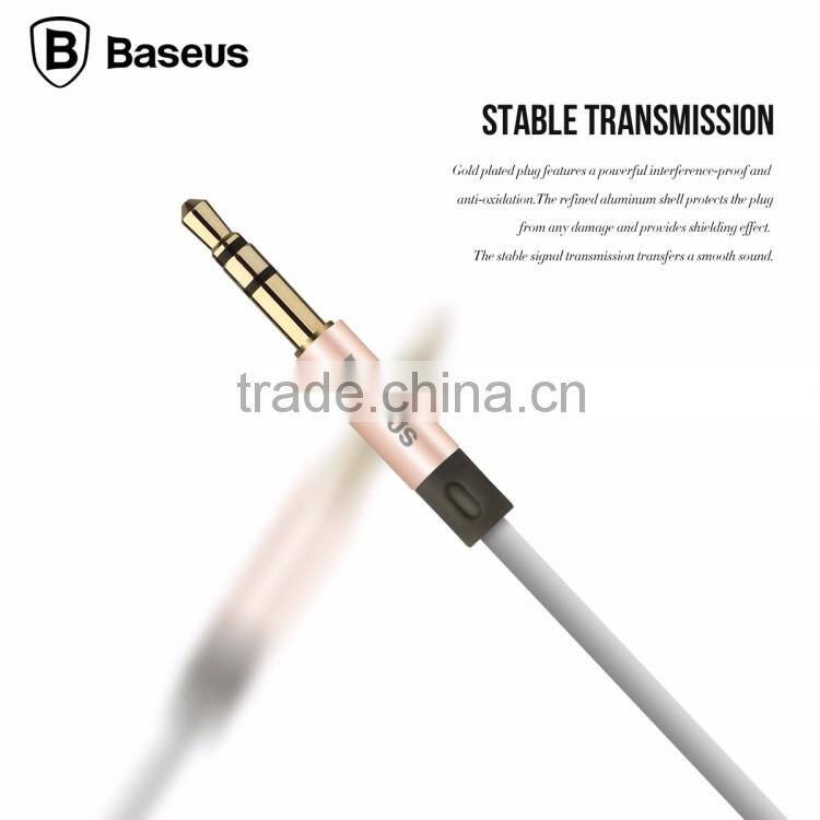 Baseus 1.2M Aux Audio Cable For Car MP3 MP4 Fluency Series 3.5mm Male To Male Audio Cable For Phone Speaker TB-0399
