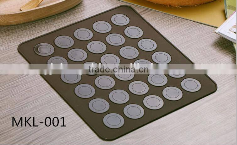 Hot sale FDA and LFGB food grade colorful silicone non-stick Macaron baking mat