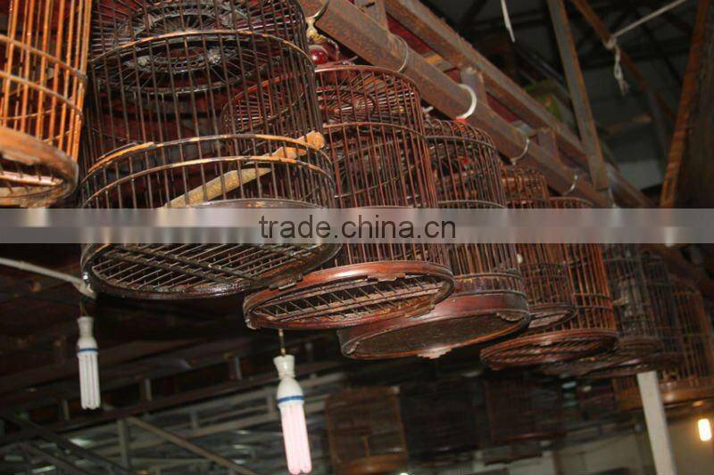 Chinese antique steel hanging bird cage