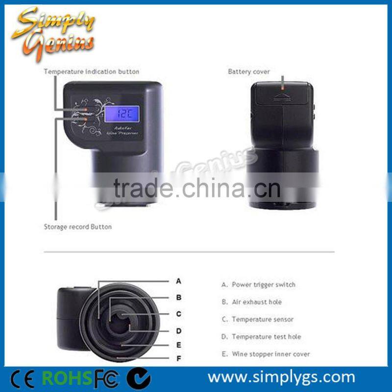 (Exclusive) Durable sealer wine cork fresh smart preserver