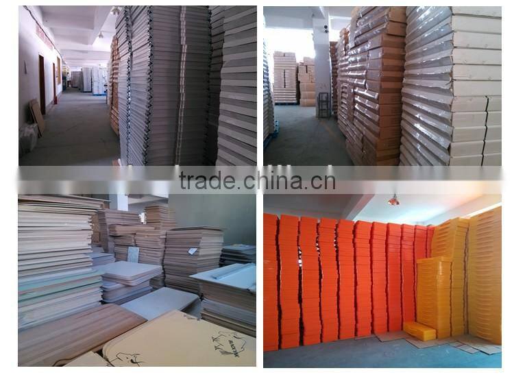 Portable plastic folding table and chairs