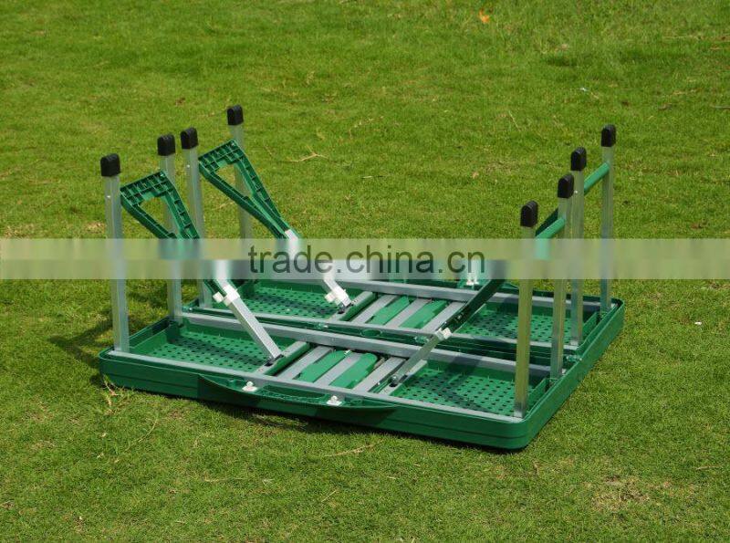 Portable Folding Outdoor Camp Suitcase Picnic Table with 4 Seats