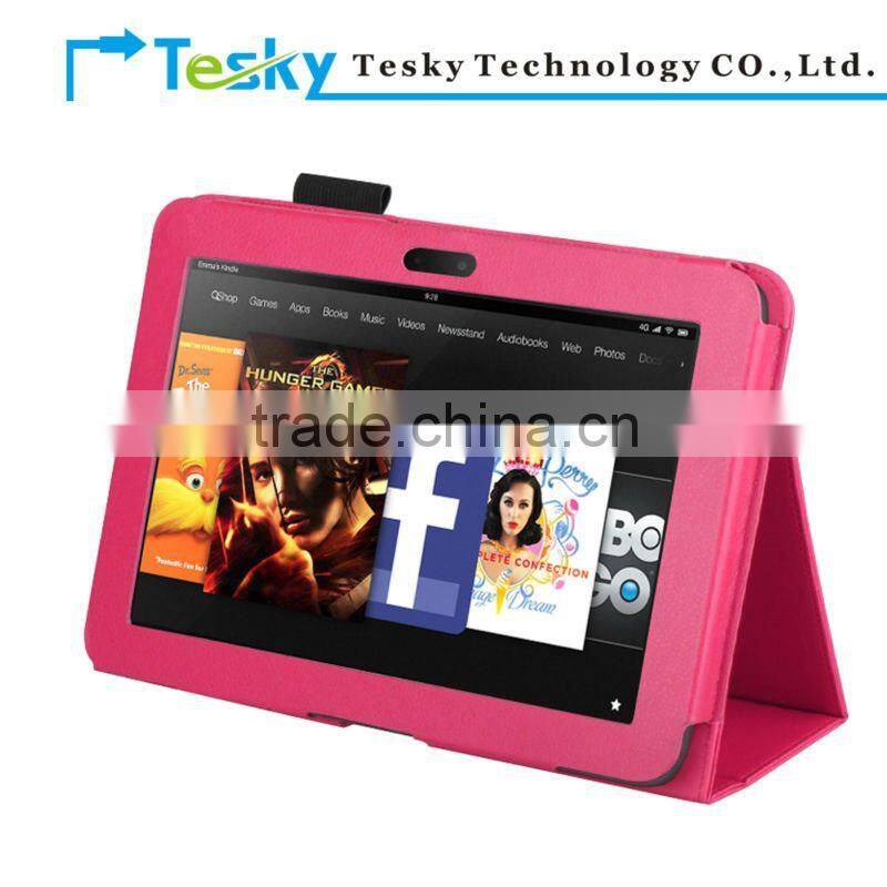 colorful kindle fire HD 7 ereader stand leather case cover