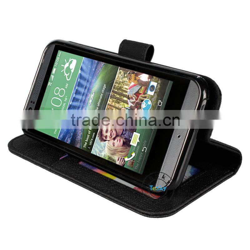 premium cell phone accessories wallet case for HTC Desire 510