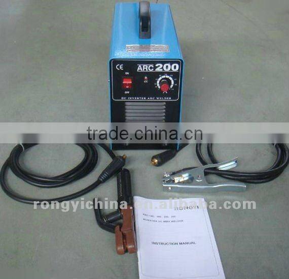 Shanghai Rongyi Mosfet Mini DC MMA 200A inverter welding machine mma-200