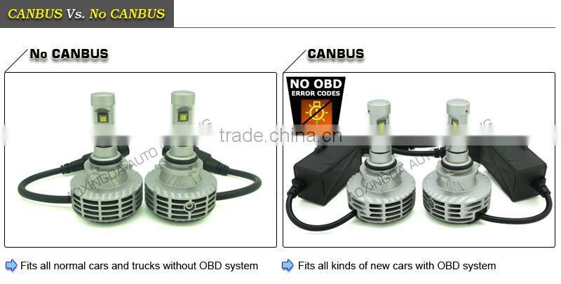 3000K gold light g6 headlight LED 9006 HB4 6000LM per pair