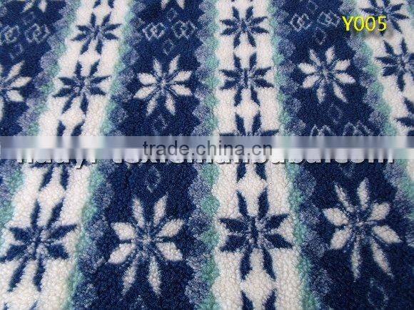 Fake Jacquard Sherpa Cashmere