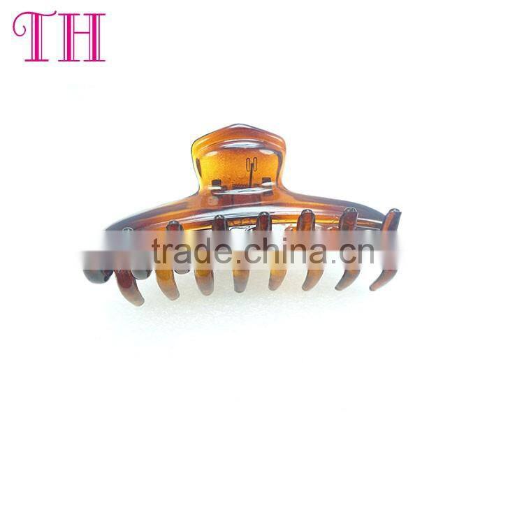Customized transparent plastic large hair claw