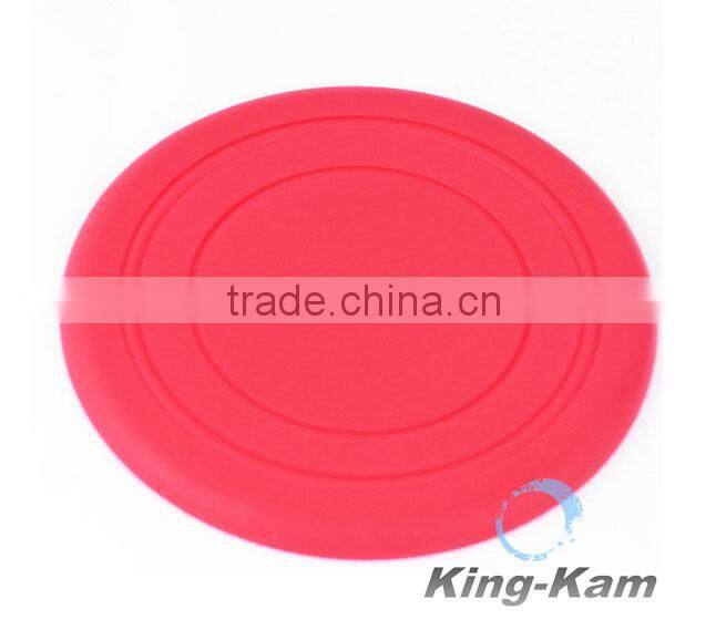 whosale different colors silicone soft frisbee silicone frisbee for pets training