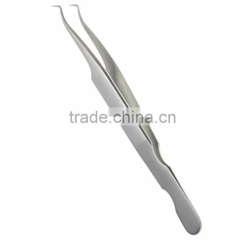 Curved tweezers, eyelash extension tweezers, eyelash picking tweezers
