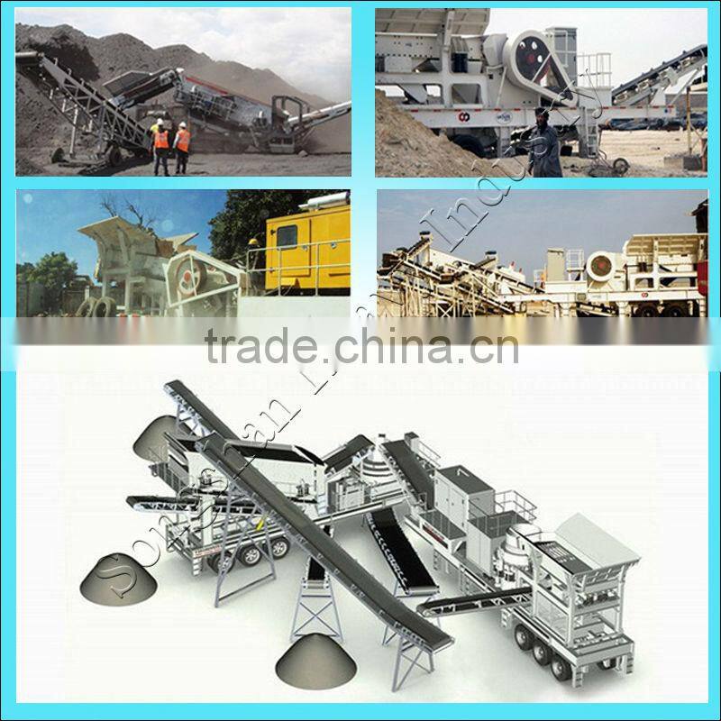 New Condition and mobile crusher Type Mobile Quarry Plant