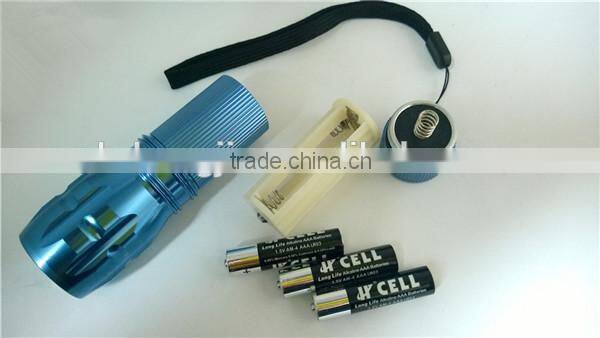 GS-9025T aluminium bicycle zoom cre led flashlight made in china