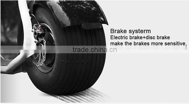 18*9.5 car tyre seev citycoco harley style scrooser 800w brushless mobility scooter for adult electric chopper motorcycle