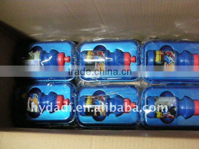 New product plastic box with water bottle for promotion