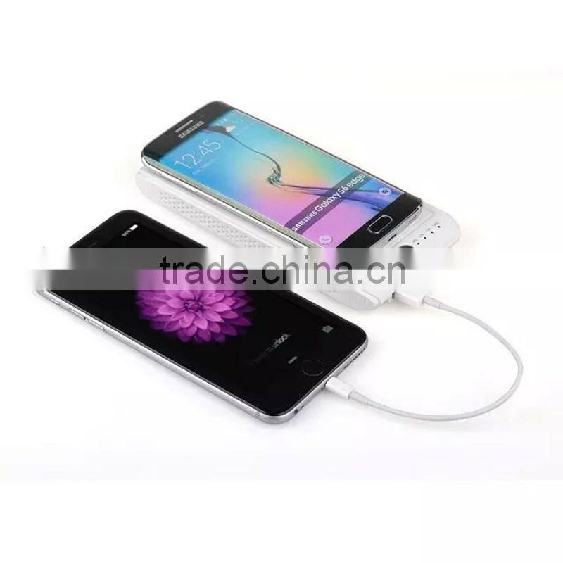 Wholesale customized capacity power bank wireless mobile charger with QI standard