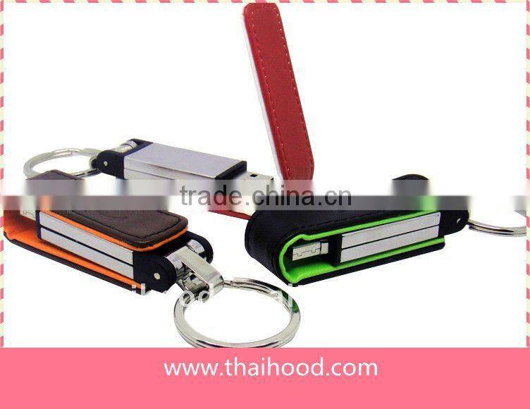 free engraving OEM leather usb drive