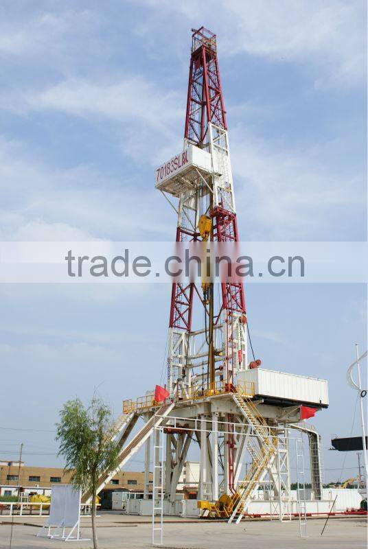 Skid-mounted drilling rig