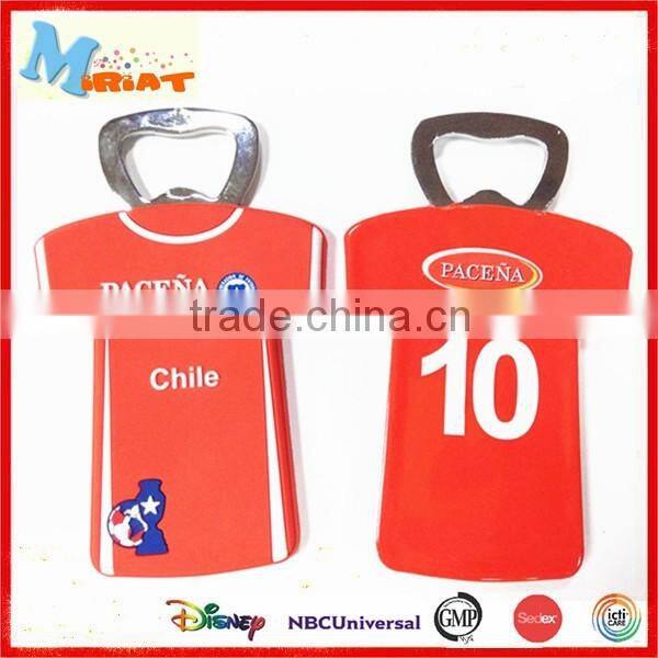 Novelty stainless steel Bottle Opener with PVC coated