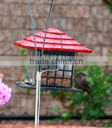 colored simple mosaic birdfeeder