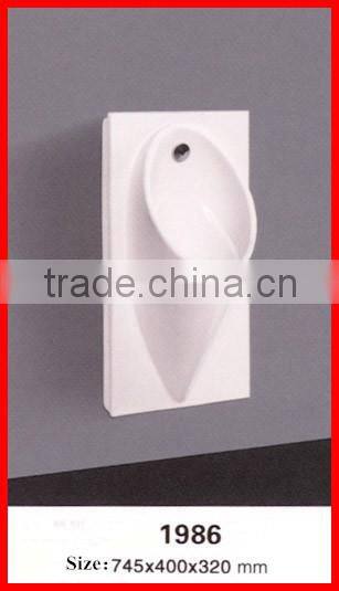 Wholesales sanitary ware wall mounting white ceramic urinals for sales X-1986