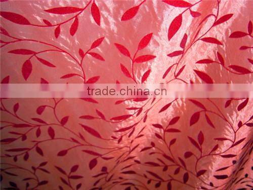 Affordable Flocking Organza for Home Decoration