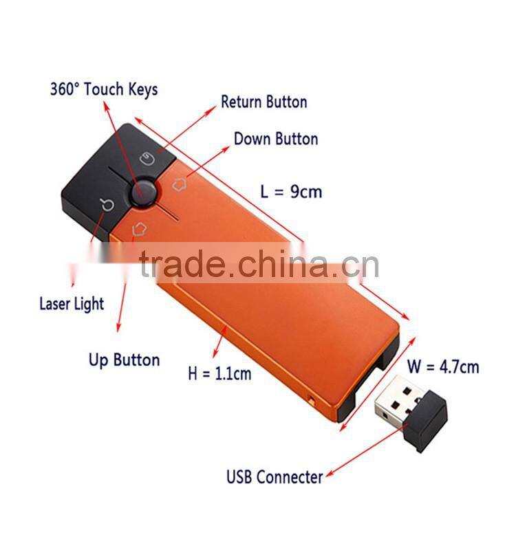 2016 Gleese With laser mini wireless teaching mouse ,Presentation for teaching/speech