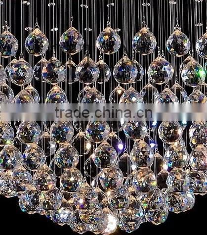 colorful crystal glass chandelier balls accessories