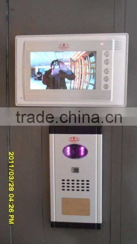 Light pink colour mother-son serise security apartment door with door controll system