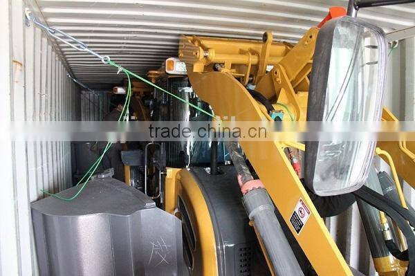 Wolf 1.6t agricultural tires loader Xinchai 498 Euro 3 engine loader compact loader