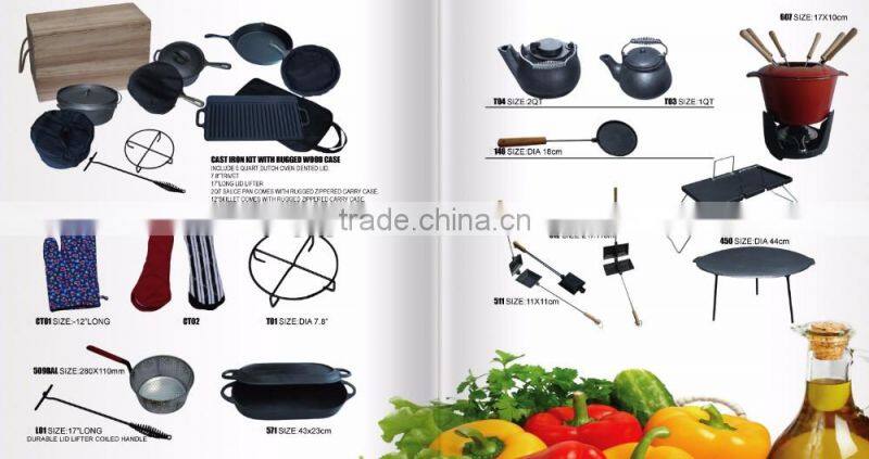 Factory Sale Full size dutch oven Pre-Seasoned Cast Iron dutch oven