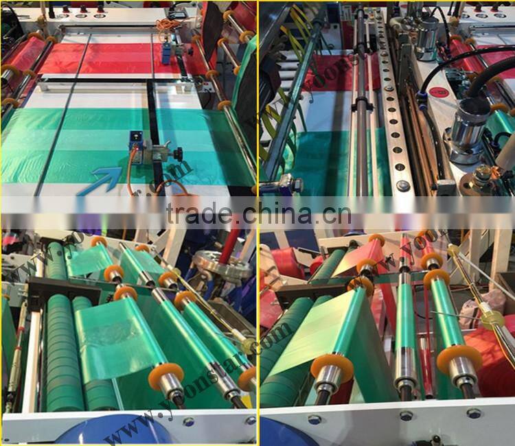 700mm single deck single line non woven shopping bag making machine manual for sale