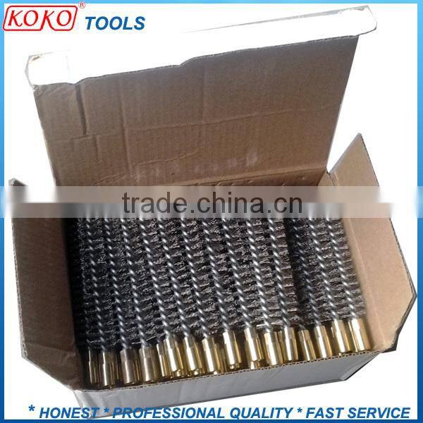 Twisted stainless steel wire test test tube clean brush
