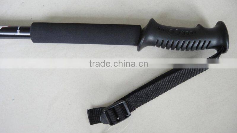 walking pole with Rubber handle and foam hand grip