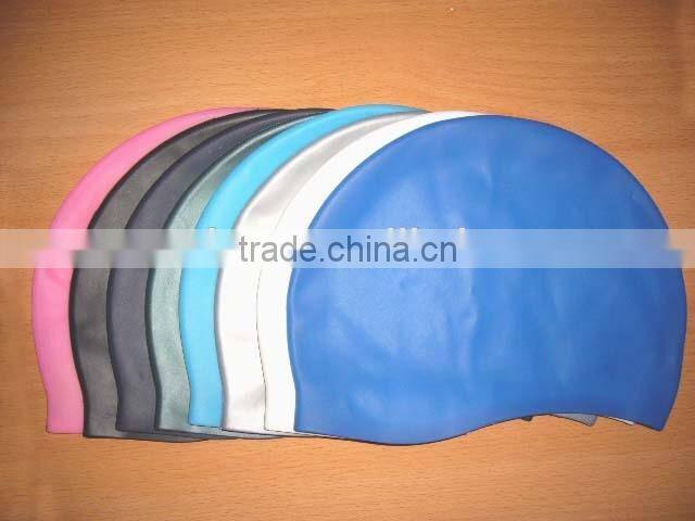 2014 hot selling lovely high quality silicone diving caps
