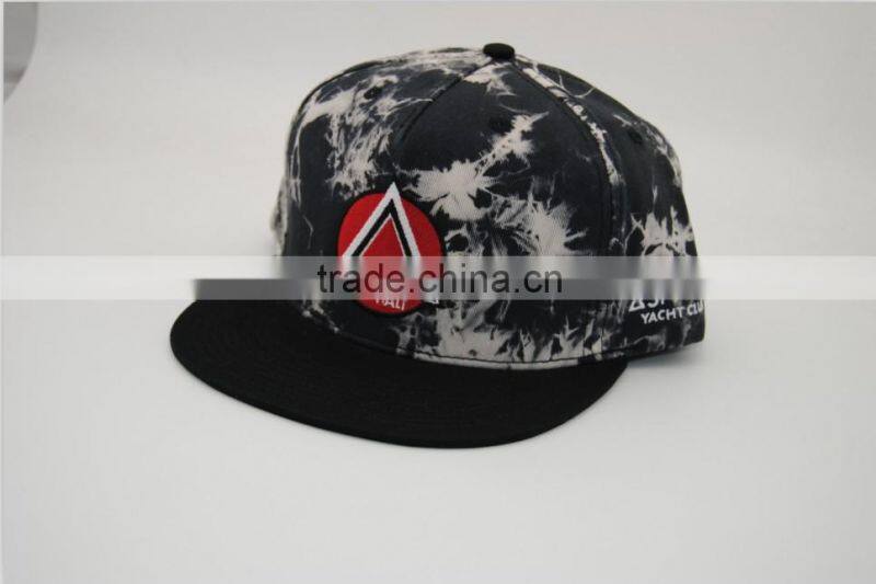 high quality flat embroidery dying snapback caps cap snapback