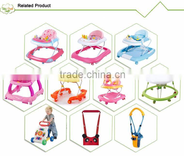BW-42 Factory Sales 360 Universal Mute Wheel Good Quality Car Shaped Baby Walkers in China