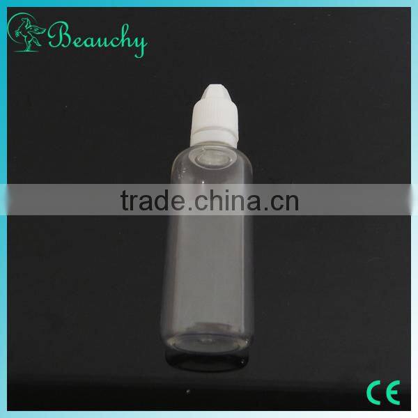 China alibaba 50ml PET tamper proof bottles droppers with color tamper caps