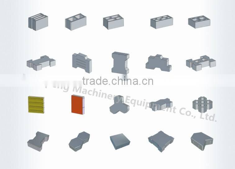 cement block making machines mould for different brick