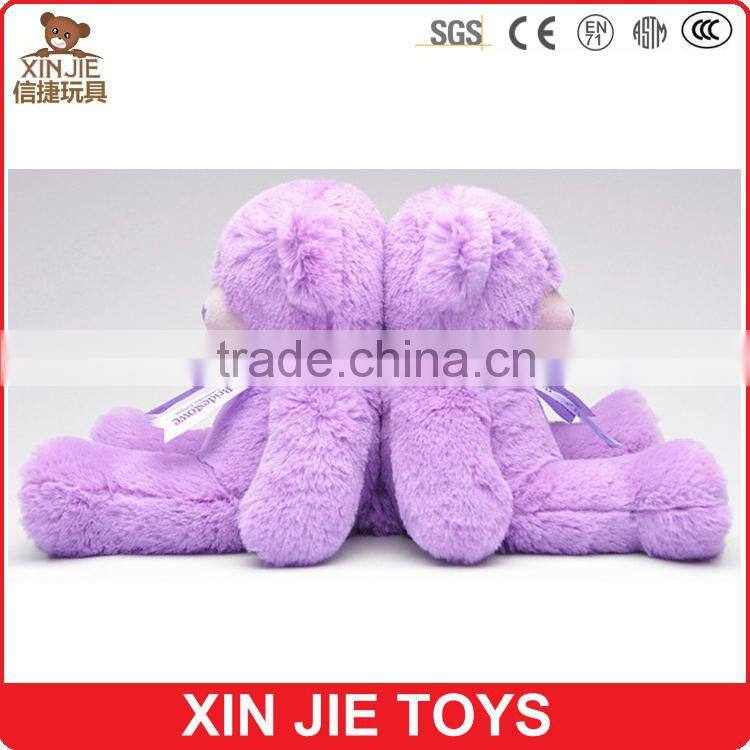 hot sale lovely plush teddy bear toy with christmas hat