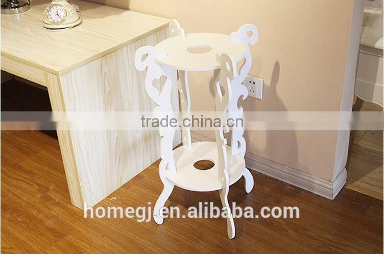 Popular wood plastic pergola direct manufacturer indoor flower shelf